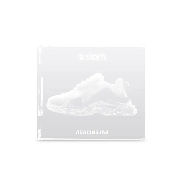 WomenMen Objects Balenciaga Triple S Trainers Laser Cube In Grey