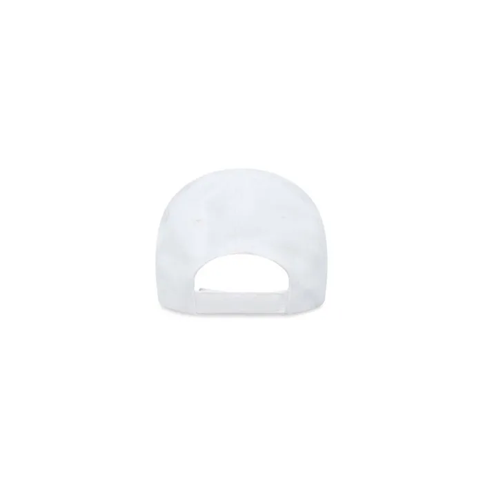 WomenMen Scarves and Caps Balenciaga Handdrawn Bb Icon Cap In White