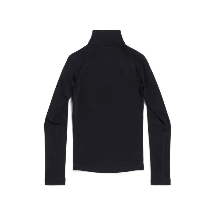 WomenMen Ski Balenciaga Skiwear 8211 3b Sports Icon Half Zip Fitted Top In Black