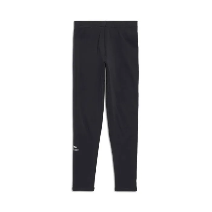 WomenMen Ski Balenciaga Skiwear 8211 3b Sports Icon Ski Leggings In Black