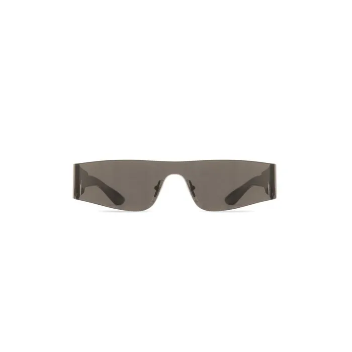 WomenMen Sunglasses Balenciaga Mono Rectangle Sunglasses In Black