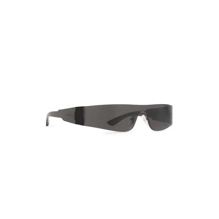 WomenMen Sunglasses Balenciaga Mono Rectangle Sunglasses In Black