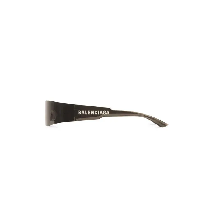 WomenMen Sunglasses Balenciaga Mono Rectangle Sunglasses In Black