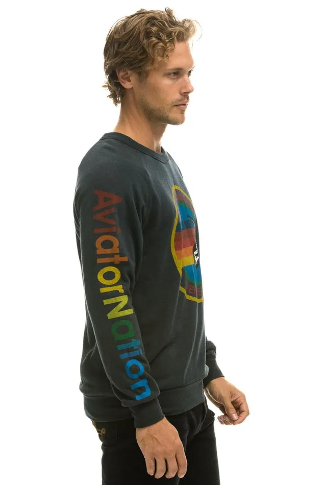 WomenMen Sweatshirts Aviator Nation Sweatshirt 8211 Charcoal