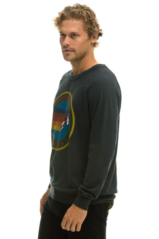 WomenMen Sweatshirts Aviator Nation Sweatshirt 8211 Charcoal