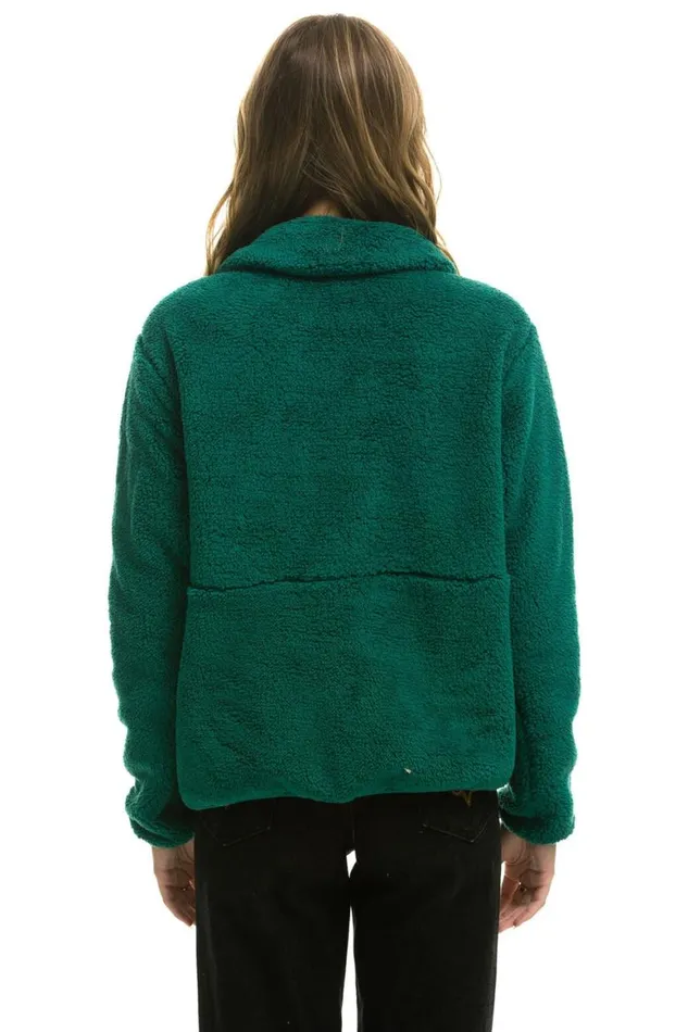 WomenMen Teddy Jackets Aviator Nation Teddy Unisex Half Zip Jacket 8211 Amazon