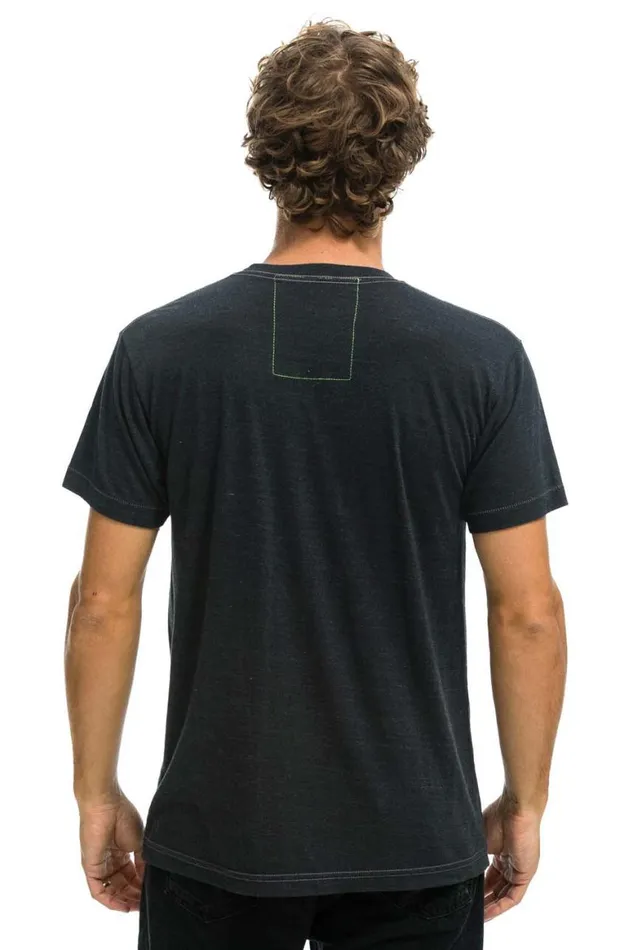 WomenMen Tees Aviator Nation Basic Tee 8211 Charcoal
