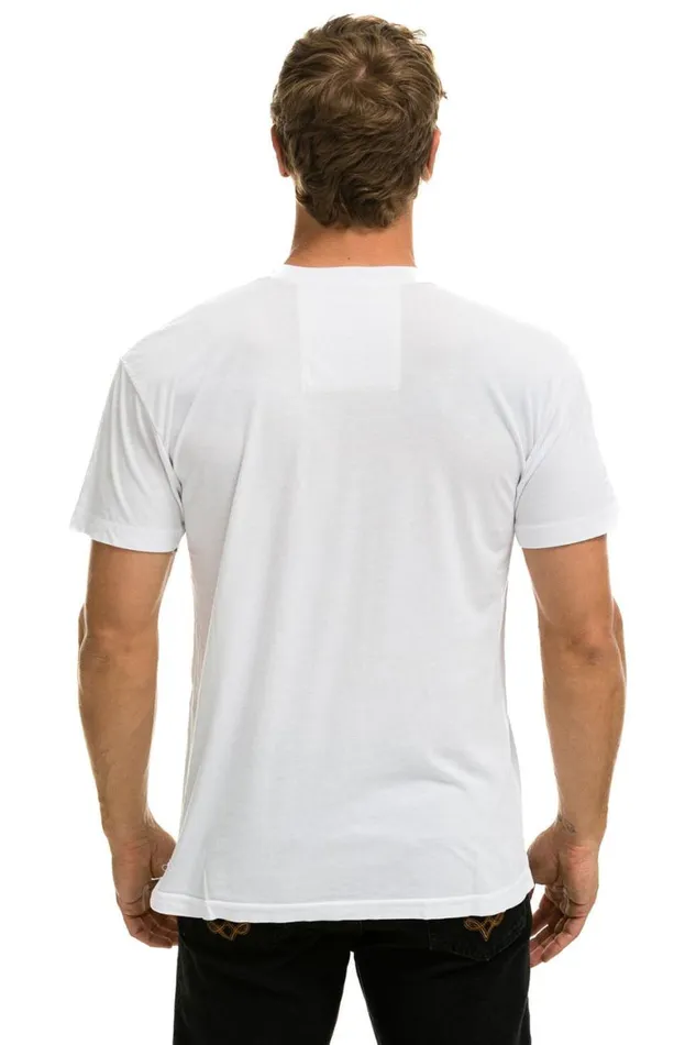 WomenMen Tees Aviator Nation Signature Small Venice Circle Tee 8211 White