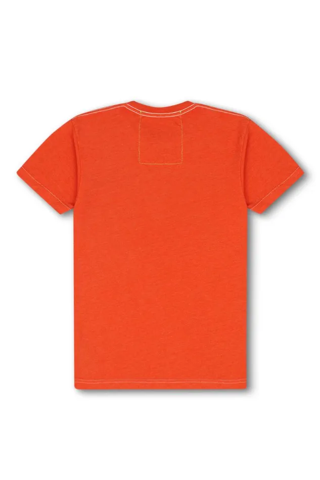 WomenMen Tees Aviator Nation University Of Texas Crew Tee Shirt 8211 Orange