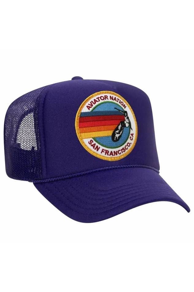 WomenMen Trucker Hats Aviator Nation San Francisco Trucker Hat