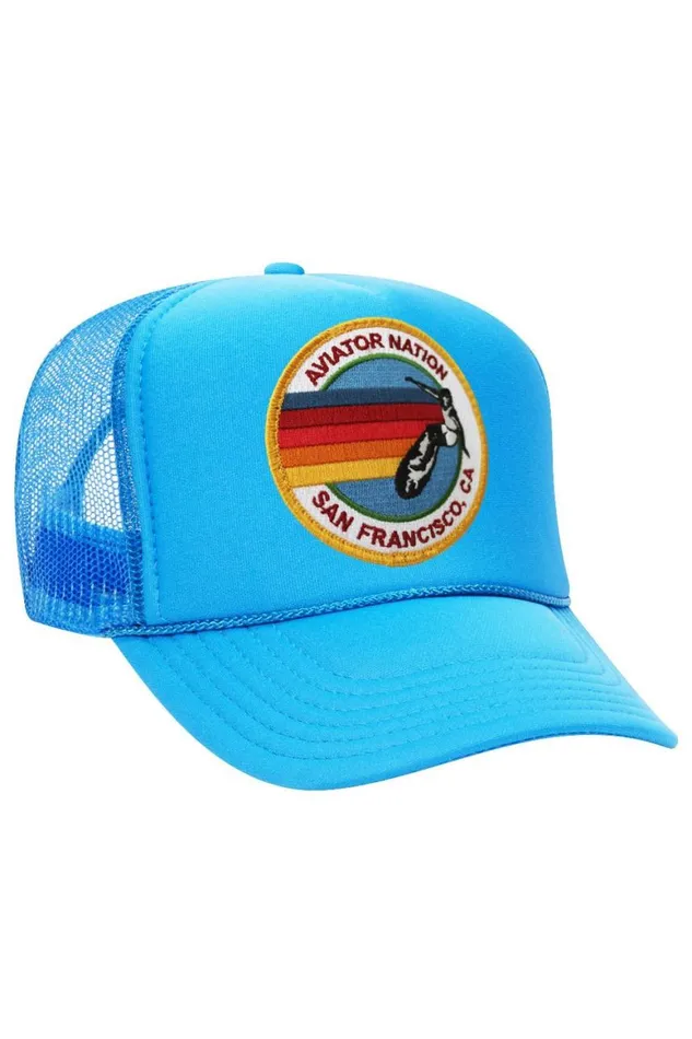 WomenMen Trucker Hats Aviator Nation San Francisco Trucker Hat