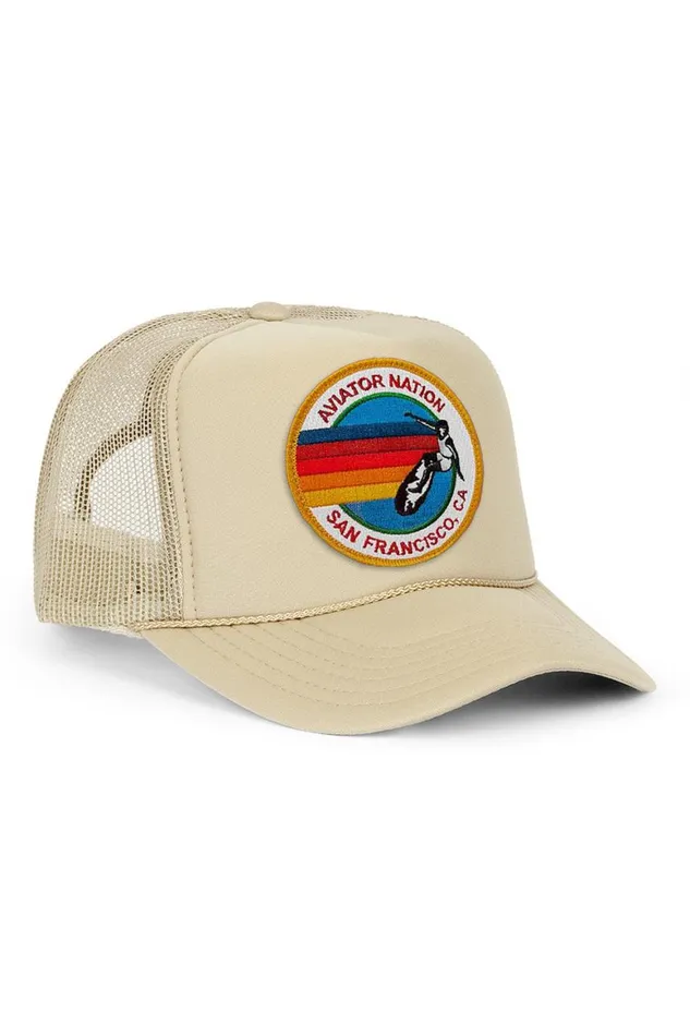 WomenMen Trucker Hats Aviator Nation San Francisco Trucker Hat