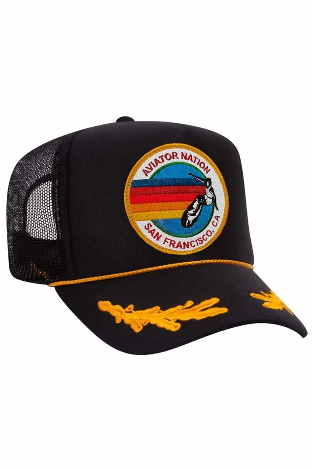 WomenMen Trucker Hats Aviator Nation San Francisco Trucker Hat