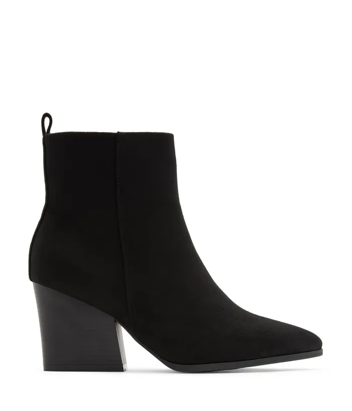 Women Ming Vegan High Heels Black Matt and Nat Heels