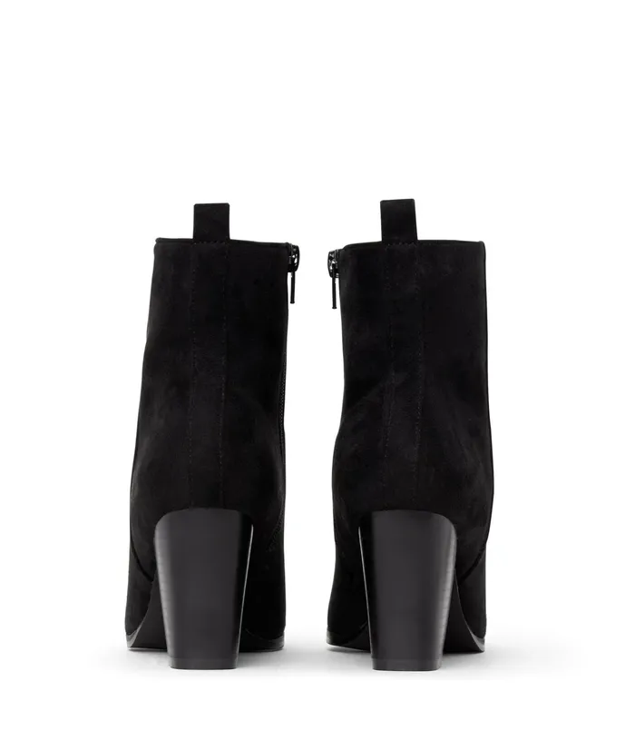 Women Ming Vegan High Heels Black Matt and Nat Heels