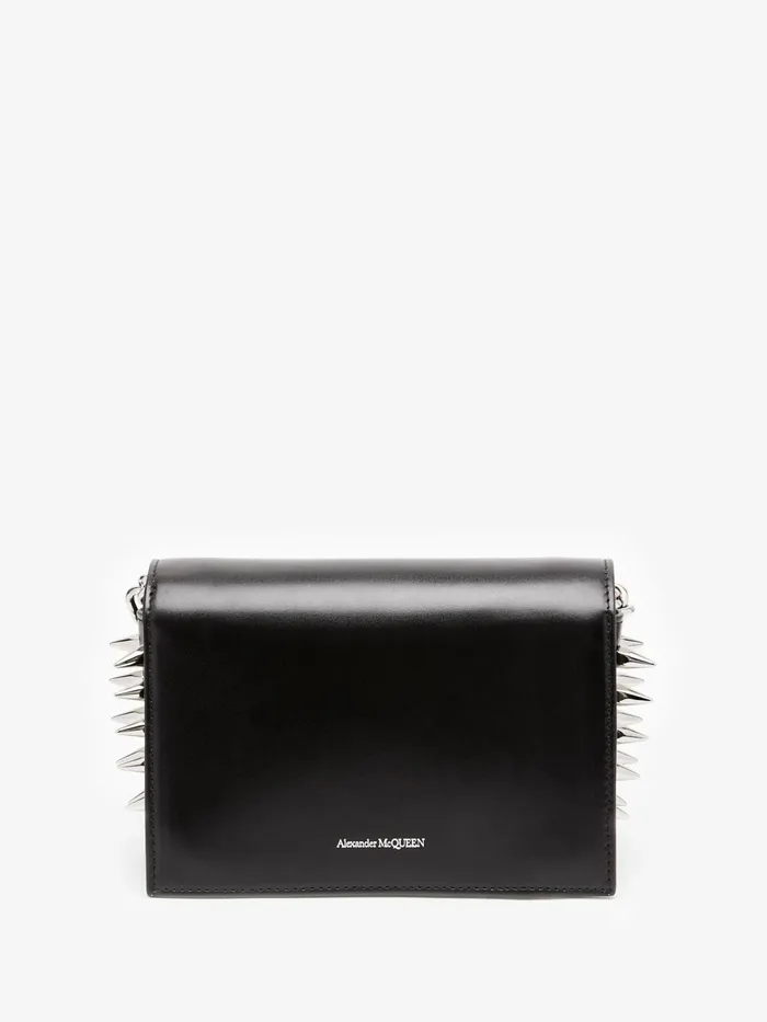Women Mini Bags Alexander McQueen The Biker Small Skull Bag Black