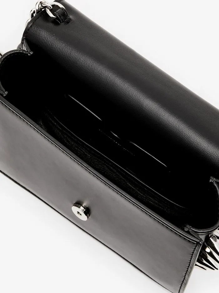 Women Mini Bags Alexander McQueen The Biker Small Skull Bag Black