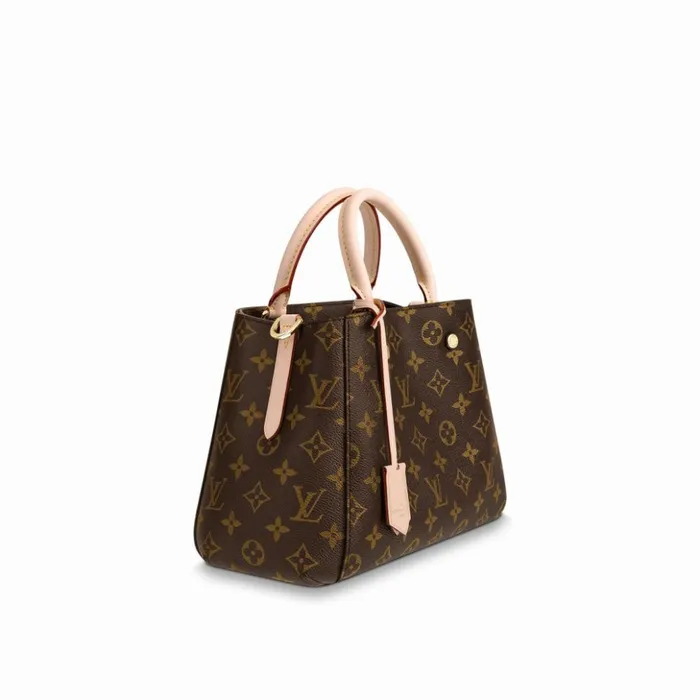 Women Montaigne Bag Louis Vuitton Louis Vuitton M41055 Montaigne BB Tote Bag Monogram Canvas 8211 Louis Vuitton Handbag Store