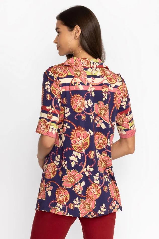Women MONTREUX POLO SWING TUNIC Montreux Johnny Was Tops Women MONTREUX POLO SWING TUNIC Montreux Johnny Was Tops