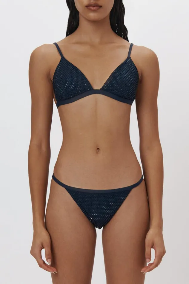 Women Moxie Bikini Bottom Midnight Jonathan Simkhai Swimwear