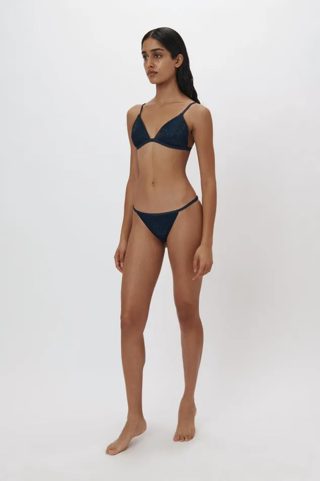 Women Moxie Bikini Bottom Midnight Jonathan Simkhai Swimwear