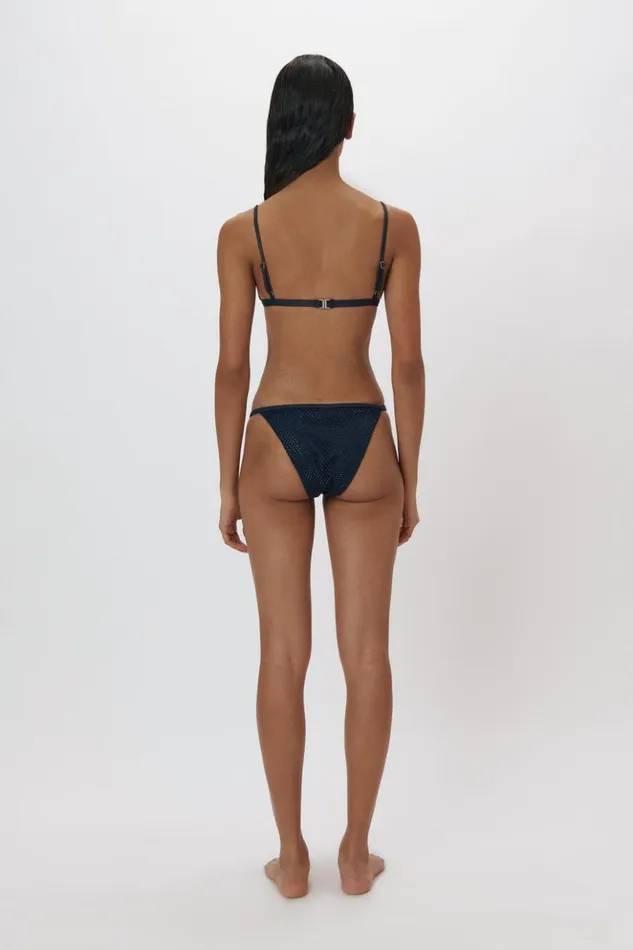 Women Moxie Bikini Bottom Midnight Jonathan Simkhai Swimwear