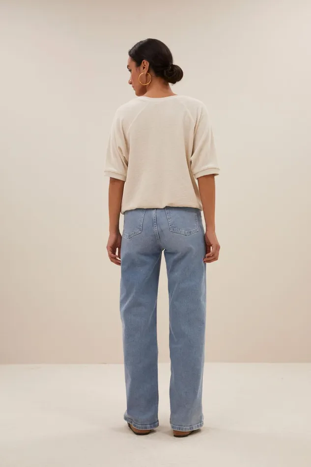 Women Neva Slub Top Almond Bybar Tops and Shirts Women Neva Slub Top Almond Bybar Tops and Shirts