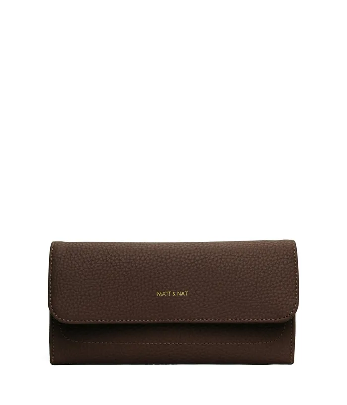 Women Niki Vegan Wallet 8211 Purity Chocolate Matt and Nat Wallets