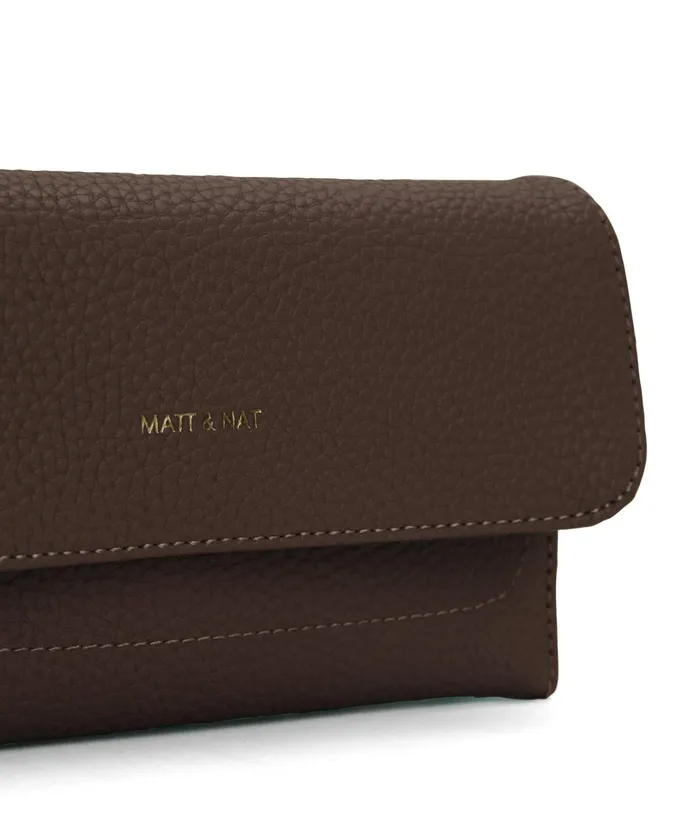 Women Niki Vegan Wallet 8211 Purity Chocolate Matt and Nat Wallets
