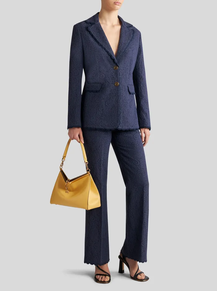Women Paisley Jacquard Trousers Etro Trousers