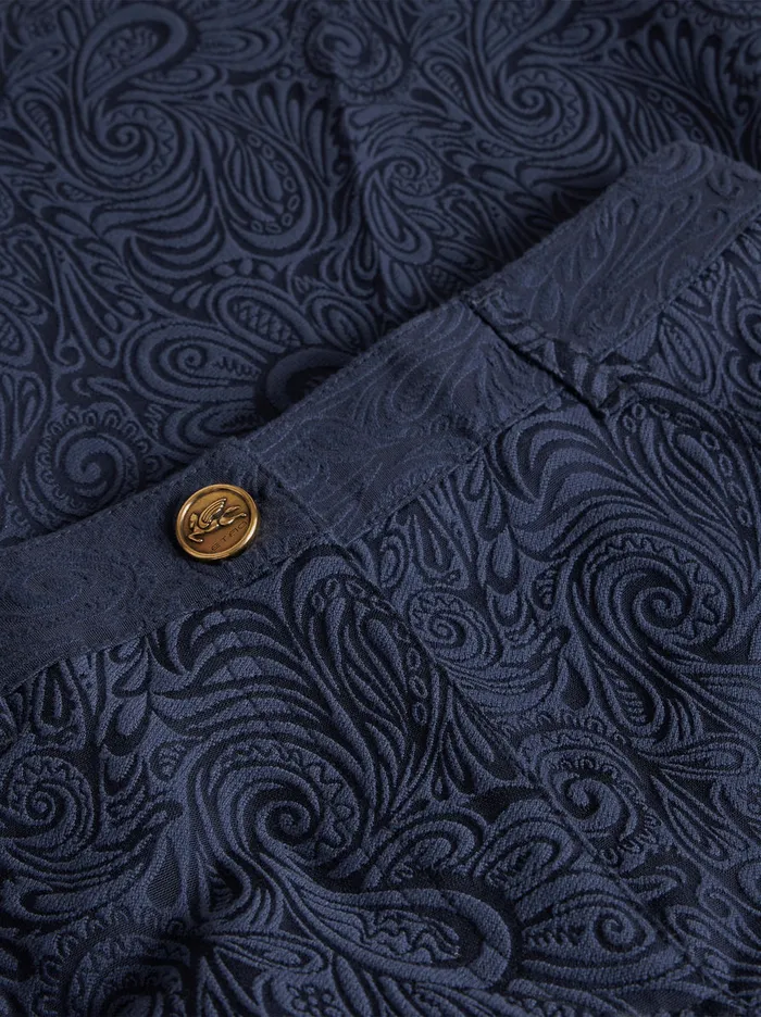 Women Paisley Jacquard Trousers Etro Trousers