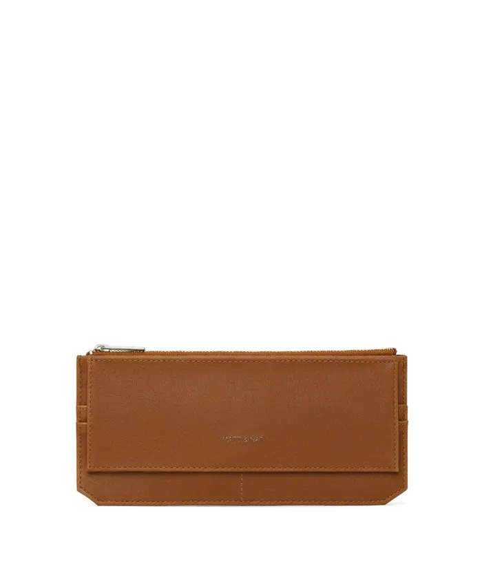 Women Perla Vegan Flat Wallet 8211 Vintage Chili Matt and Nat Wallets