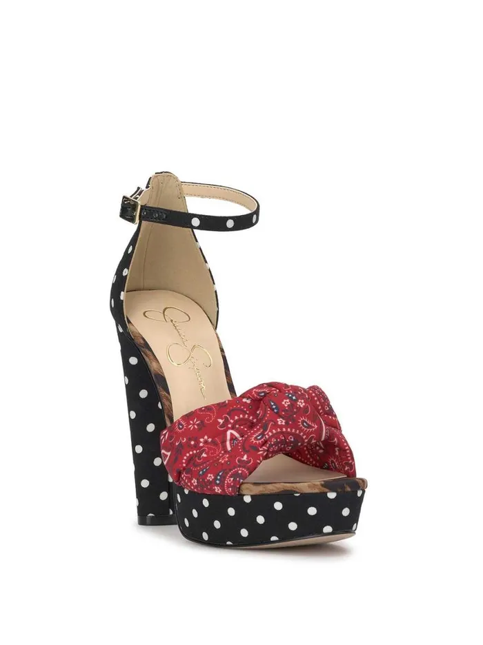 Women Platforms Jessica Simpson Islyn Platform In Red Muse