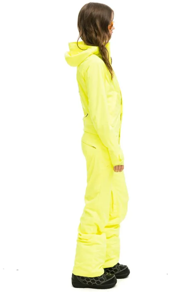 Women Powder Suits Aviator Nation 3 Layer Bolt Powder Suit 8211 Neon Yellow