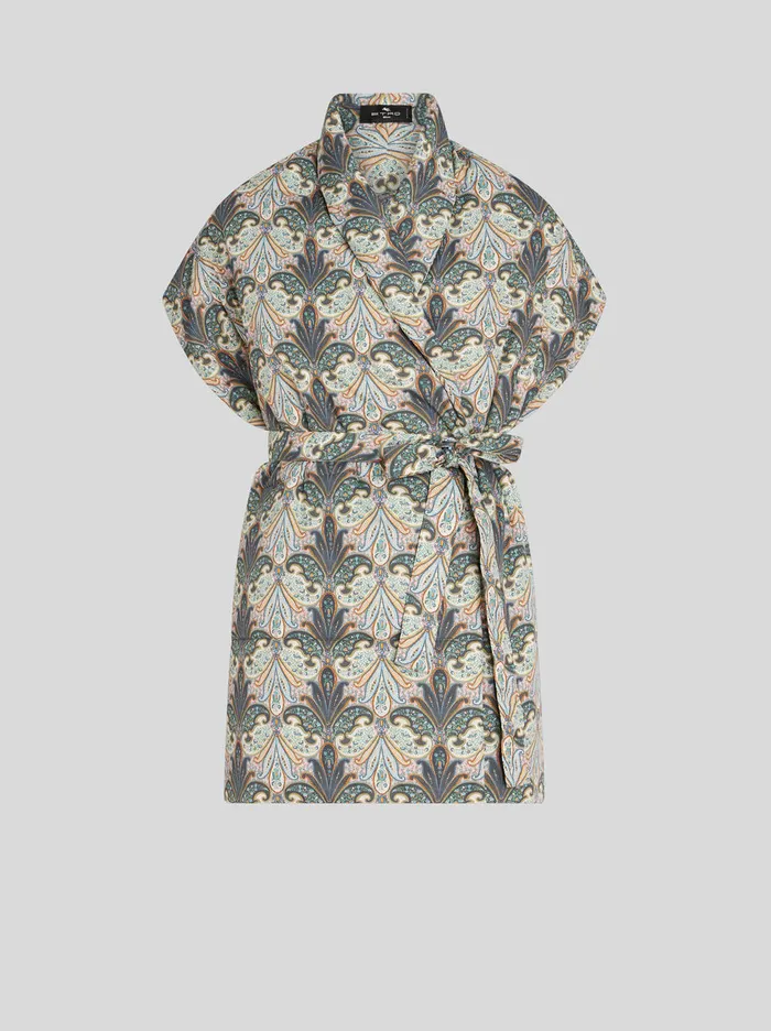 Women Printed Padded Scarf Etro Scarves And Silk