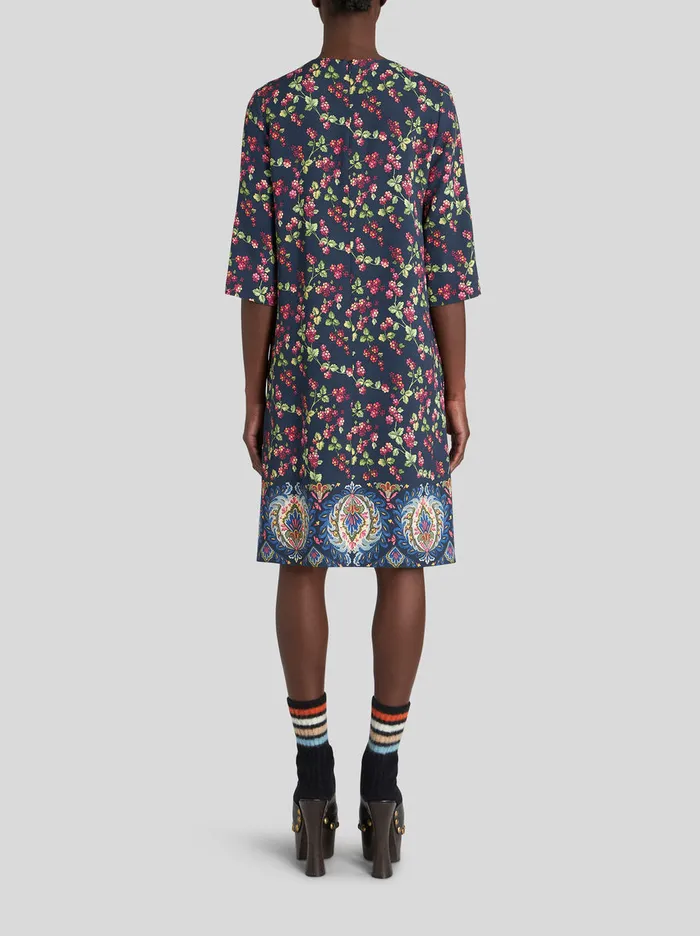 Women Printed Tunic Dress Etro Dresses