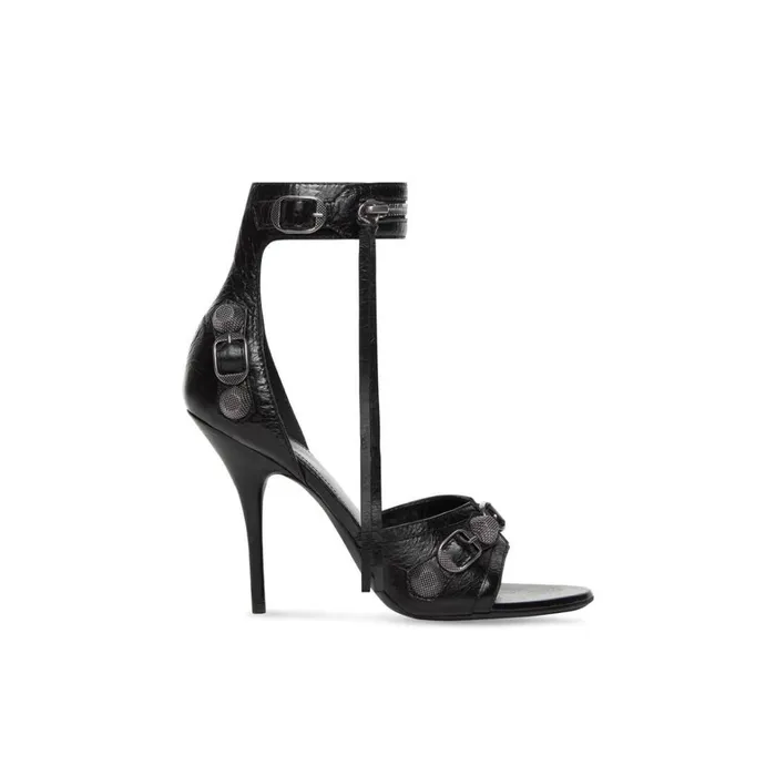 Women Pumps and Heels Balenciaga Cagole 110mm Sandal In Black