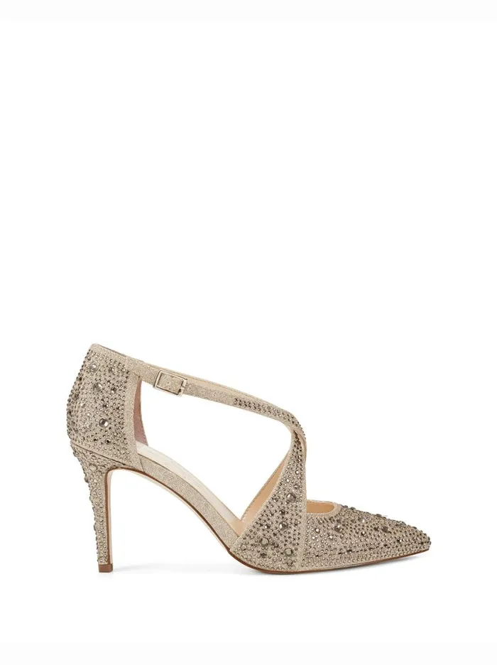 Women Pumps Jessica Simpson Accile High Heel In Champagne