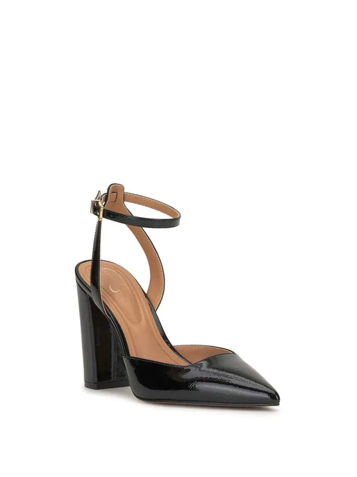 Women Pumps Jessica Simpson Nazela Pump In Black Patent