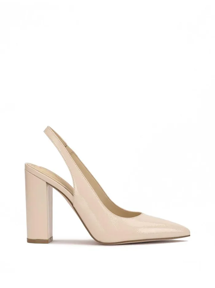 Women Pumps Jessica Simpson Noula Slingback Pointed Toe Pump In Chalk
