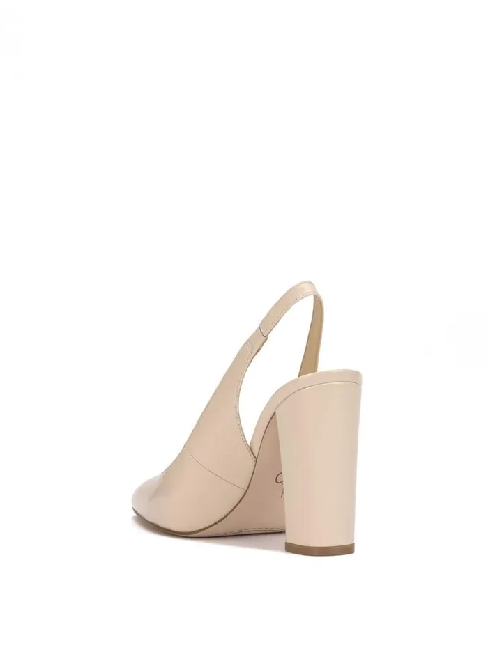 Women Pumps Jessica Simpson Noula Slingback Pointed Toe Pump In Chalk
