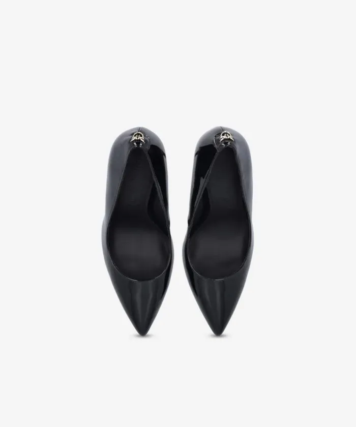 Women Pumps Pinko Shiny Heeled Pumps Limo Black Women Pumps Pinko Shiny Heeled Pumps Limo Black