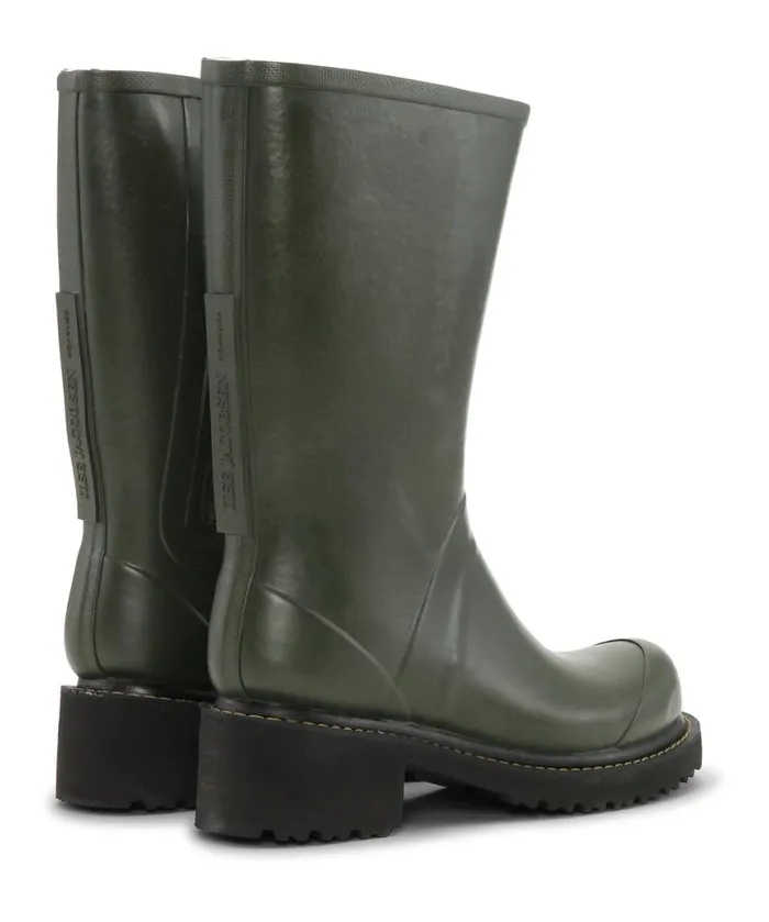 Women Rainboots Medium Ilse Jacobsen 34 Rubber Boots With Zip 8211 Army Women Rainboots Medium Ilse Jacobsen 34 Rubber Boots With Zip 8211 Army