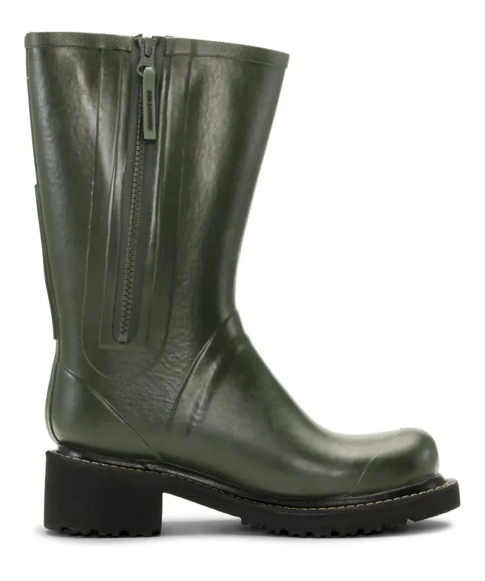 Women Rainboots Medium Ilse Jacobsen 34 Rubber Boots With Zip 8211 Army Women Rainboots Medium Ilse Jacobsen 34 Rubber Boots With Zip 8211 Army