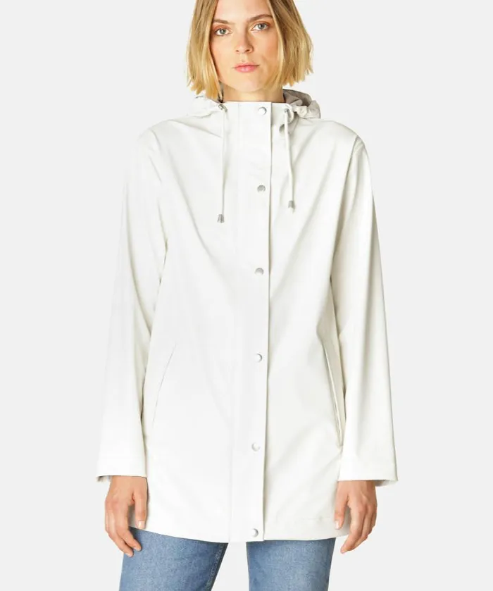 Women Raincoats Ilse Jacobsen Rain Jacket 8211 Milk Creme Women Raincoats Ilse Jacobsen Rain Jacket 8211 Milk Creme
