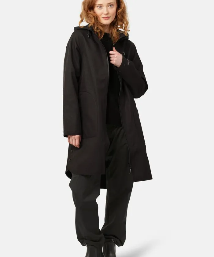Women Raincoats Ilse Jacobsen Raincoat 8211 Black