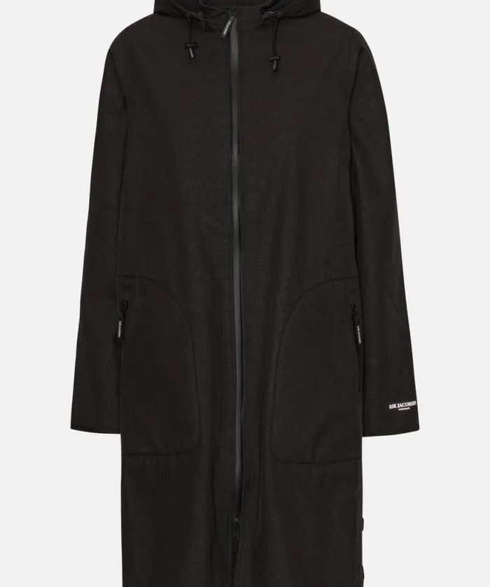 Women Raincoats Ilse Jacobsen Raincoat 8211 Black Women Raincoats Ilse Jacobsen Raincoat 8211 Black