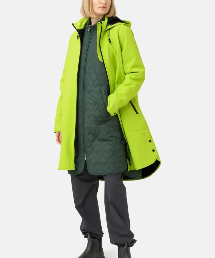 Women Raincoats Ilse Jacobsen Raincoat 8211 Lime Green