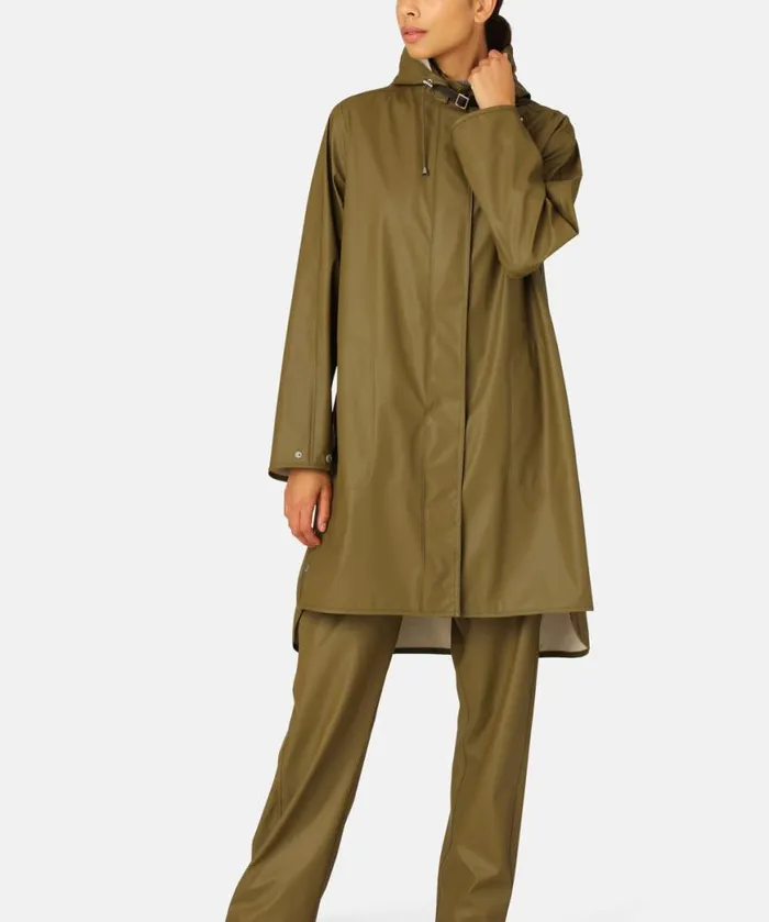 Women Raincoats Ilse Jacobsen Raincoat 8211 Lizard