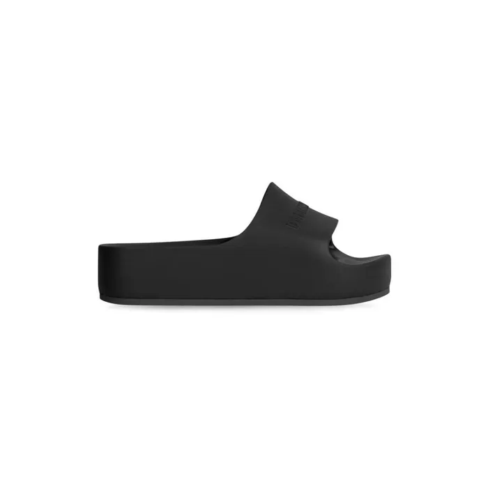 Women Sandals and Mules Balenciaga Chunky Slide Sandal In Black